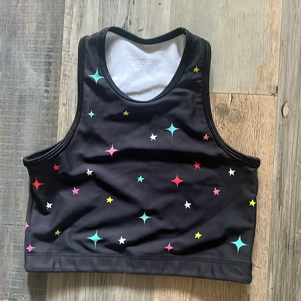 Girls Goldsheep Clothing Activewear Crop Top U Bra Sports bra w/ Stars Size: L